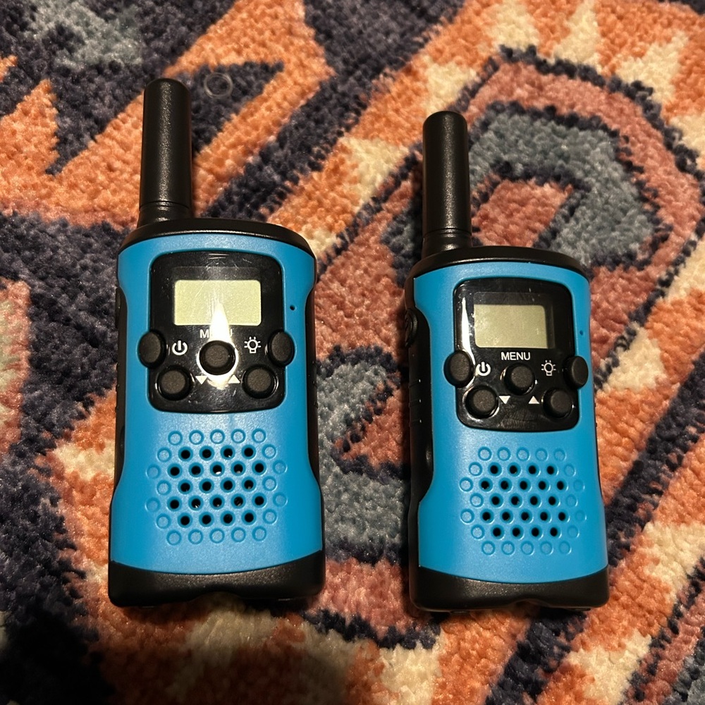 Kids Blue and Black Walkie Talkies